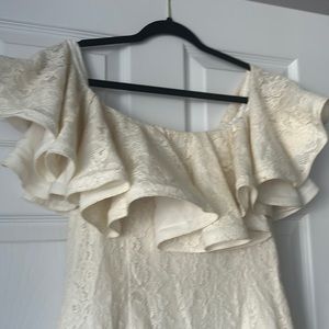 CUSTOM    Lace Ruffle dress.